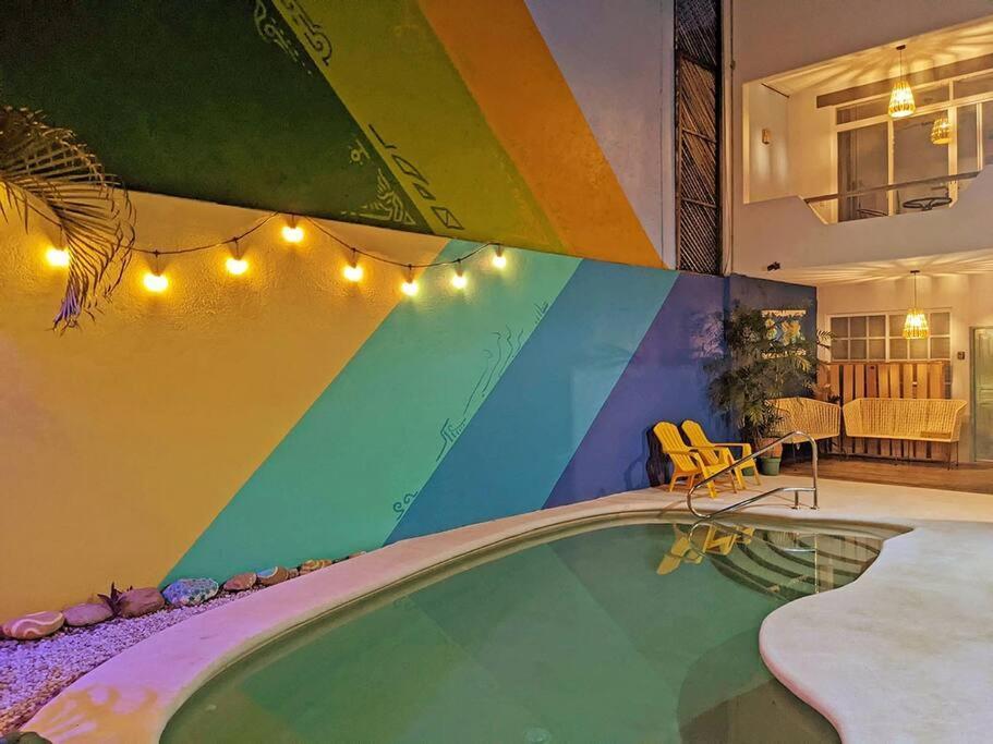 Studio -Trees At Mikasa- Near Beach, Pool, Fast Wifi, Ac & King Bed Puerto Escondido  Exteriör bild